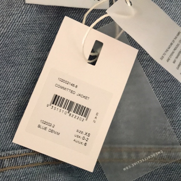 C/MEO Collective Committed Jacket Denim Blue - Picture 12 of 16